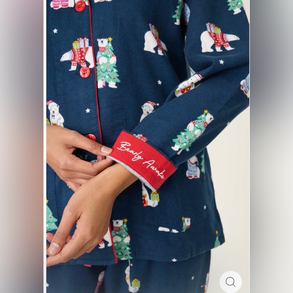 PJ Salvage New Bearly Awake 3-Piece Flannel PJ Set - Picture 5 of 7